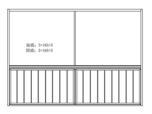 نافذة منزلقة ذات ستة مسارات 128