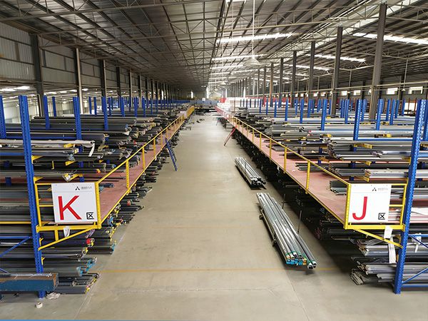 Large-scale warehousing center